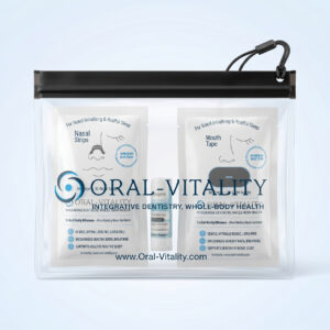 Oral-Vitality Mouth Tape & Nasal Strip Combo Pack